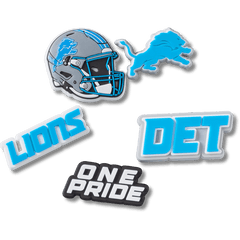 Crocs - NFL Detroit Lions 5 Pack Jibbitz Shoe Charm