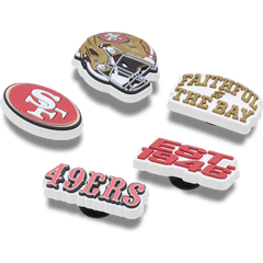 Crocs - NFL San Francisco 49ers 5 Pack Jibbitz Shoe Charm