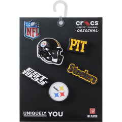 Crocs - NFL Pittsburgh Steelers 5 Pack Jibbitz Shoe Charm