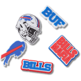 Crocs - NFL Buffalo Bills 5 Pack Jibbitz Shoe Charm