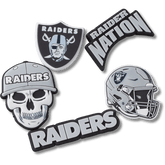 Crocs - NFL Las Vegas Raiders 5 Pack Jibbitz Shoe Charm