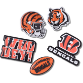 Crocs - NFL Cincinnati Bengals 5 Pack Jibbitz Shoe Charm