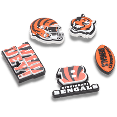 Crocs - NFL Cincinnati Bengals 5 Pack Jibbitz Shoe Charm