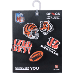 Crocs - NFL Cincinnati Bengals 5 Pack Jibbitz Shoe Charm