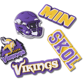 Crocs - NFL Minnesota Vikings 5 Pack Jibbitz Shoe Charm