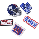 Crocs - NFL New York Giants 5 Pack Jibbitz Shoe Charm