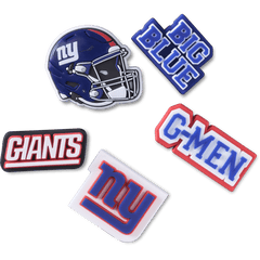 Crocs - NFL New York Giants 5 Pack Jibbitz Shoe Charm