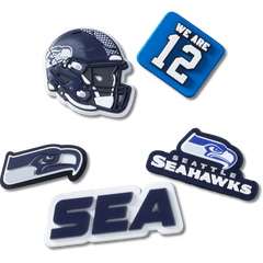 Crocs - NFL Seattle Seahawks 5 Pack Jibbitz Shoe Charm