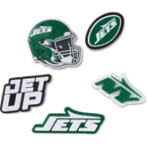 Crocs - NFL New York Jets 5 Pack Jibbitz Shoe Charm