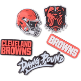 Crocs - NFL Cleveland Browns 5 Pack Jibbitz Shoe Charm