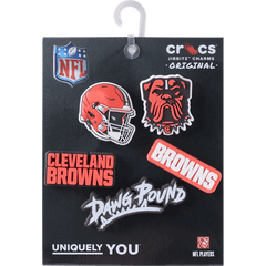 Crocs - NFL Cleveland Browns 5 Pack Jibbitz Shoe Charm