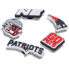Crocs - NFL New England Patriots 5 Pack Jibbitz Shoe Charm