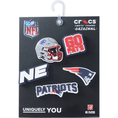 Crocs - NFL New England Patriots 5 Pack Jibbitz Shoe Charm