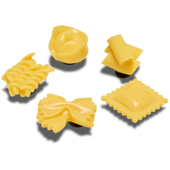 Crocs - Realistic Pasta 5 Pack Jibbitz™ charms