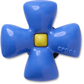 Crocs - Puffy Blue Flower Jibbitz™ charms