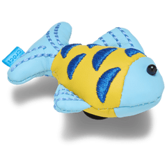 Crocs - Blue and Gold Sparkle Fish Jibbitz™ charms
