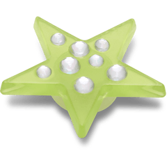 Crocs - Green Gem Star Jibbitz™ charms