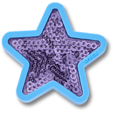 Crocs - Purple Sequin Star Jibbitz™ charms