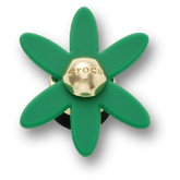 Crocs - Retro Green Spinner Flower Jibbitz™ charms