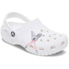 Crocs - Silver Beaded Meta Butterfly Jibbitz™ charms