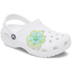 Crocs - Green Mesh Flower Jibbitz™ charms