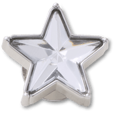 Crocs - Silver Gem Sparkle Star Jibbitz™ charms