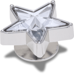 Crocs - Silver Gem Sparkle Star Jibbitz™ charms