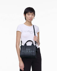Marc Jacobs The Leather Small Tote Bag Blue Sea