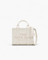 Marc Jacobs The Leather Small Tote Bag Cotton/Silver