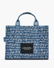 Marc Jacobs The Joy Denim Medium Tote Bag Indigo Multi