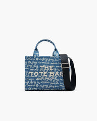 Marc Jacobs The Joy Denim Small Tote Bag Indigo Multi