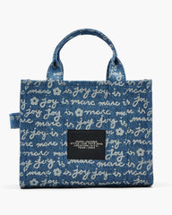 Marc Jacobs The Joy Denim Small Tote Bag Indigo Multi