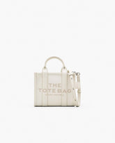 Marc Jacobs The Leather Crossbody Tote Bag Cotton/Silver