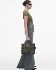 Marc Jacobs The Camo Jacquard Medium Tote Bag Camo Multi