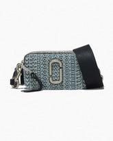 Marc Jacobs The Washed Monogram Denim Snapshot Sun Faded Denim