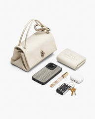 Marc Jacobs The Metallic Mini Dual Bag Silver