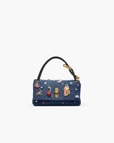 Marc Jacobs The Trinket Charm Denim Mini Dual Bag Medium Wash Multi