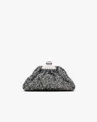 Marc Jacobs The Sequin Glam Small Clutch Silver