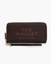 Marc Jacobs The Leather Continental Wallet Ganache