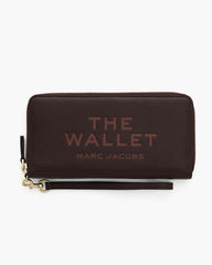 Marc Jacobs The Leather Continental Wallet Ganache