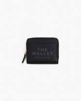 Marc Jacobs The Leather Mini Compact Wallet Black