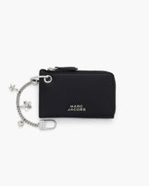 Marc Jacobs The Everyday Top Zip Charm Wallet Black