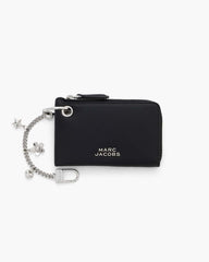 Marc Jacobs The Everyday Top Zip Charm Wallet Black