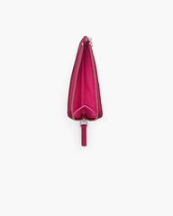 Marc Jacobs The Leather Top Zip Multi Wallet Raspberry Pink