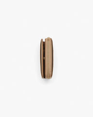 Marc Jacobs The Leather Mini Compact Wallet Camel