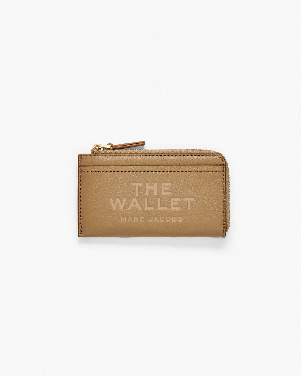 Marc Jacobs The Leather Top Zip Multi Wallet Camel