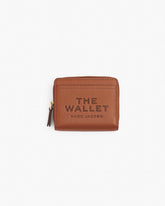 Marc Jacobs The Leather Mini Compact Wallet Argan Oil