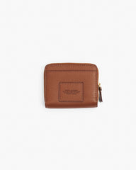Marc Jacobs The Leather Mini Compact Wallet Argan Oil