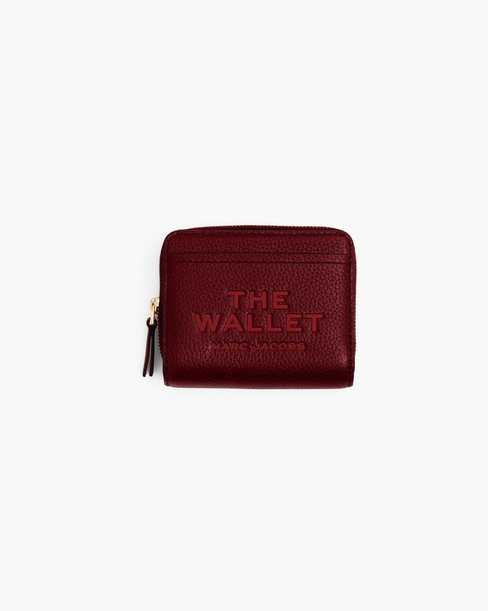 Marc Jacobs The Leather Mini Compact Wallet Cherry