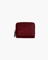 Marc Jacobs The Leather Mini Compact Wallet Cherry